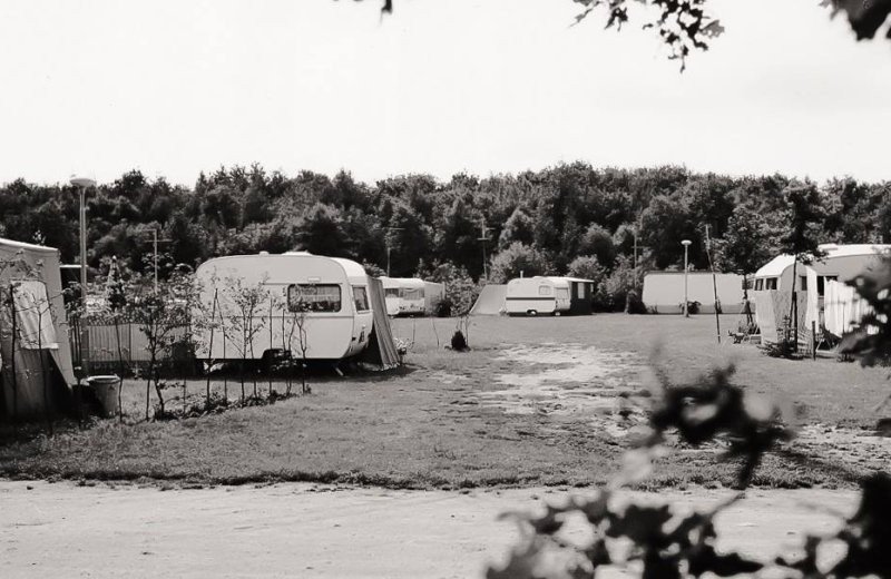 Historisches Foto vom Campingplatz Wedderbergen