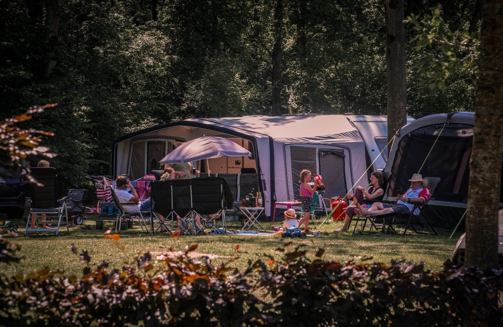 Gemütlich campen