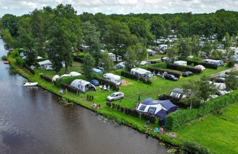 Campingplatz Groningen direkt am Wasser
